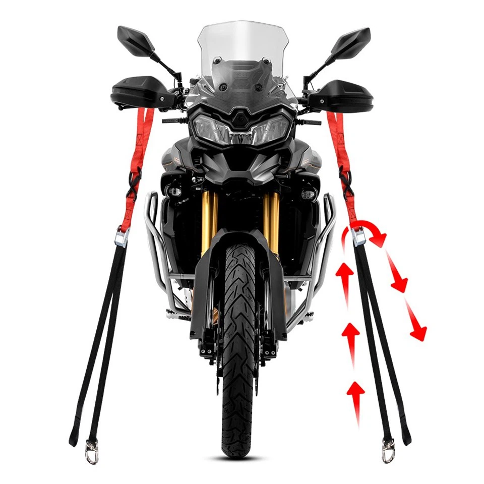 1 Inch Motorcycle Tie Downs With Universal Swivel Carabiner Hook high quality