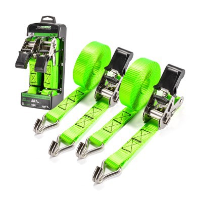 1 tommu ryðfríu stáli gúmmíhandfangi skrallól með tvöföldum J krókum